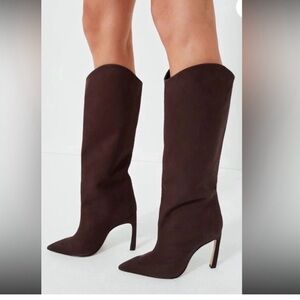 Schutz Maryana High Brown Suede Boots – Size 8.5 – New in Box
